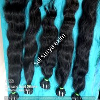 WHOLESALE PRICE !!!!! 30 - 40 INCHES  INDIAN LONG VIRGIN REMY STRAIGHT WAVY HUMAN HAIR