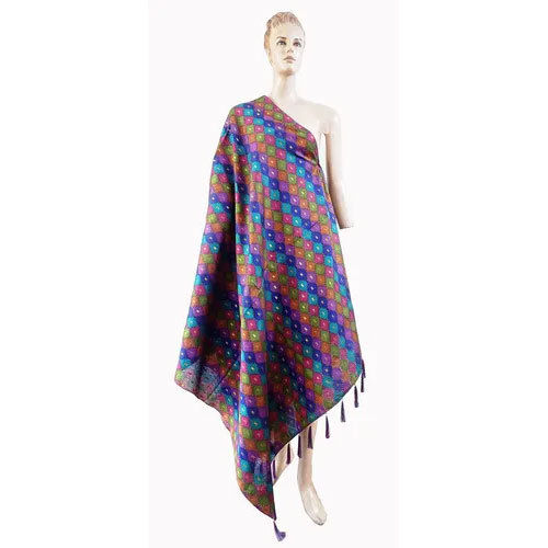 Fringes Printed Long Dupatta