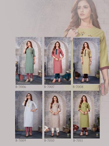 Dry Cleaning Penthouse Vol-02 Fancy Cotton Kurtis Catalogue