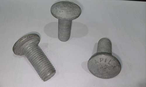 BUTTON BOLT FOR CRASH BARRIER