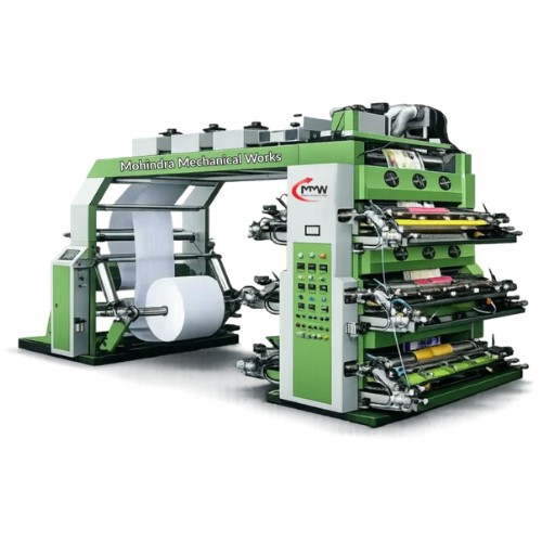 Eight Colour Flexographic Printing Machine - Printing Material: Kraft Paper