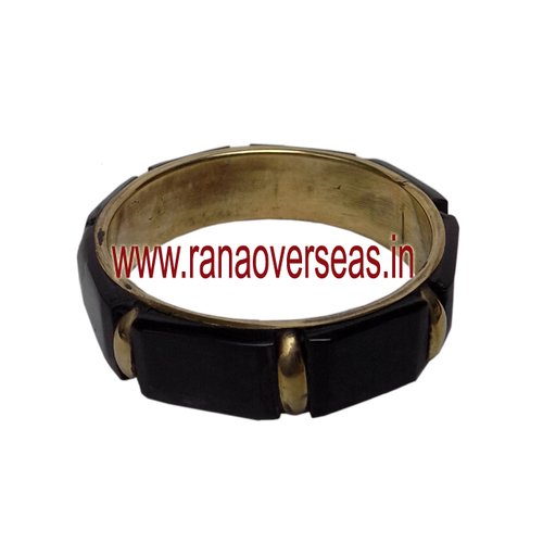 Wood And Brass Bangles For Women