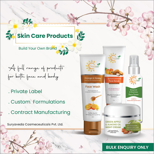 Private Label Skin Care Products By SURYAVEDA COSMECEUTICALS PRIVATE LIMITED