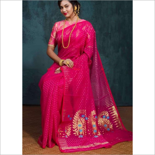 Any Color Ladies Stylish Jamdani Saree