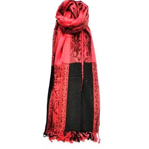 Viscose Jamawar Fringes Shawls