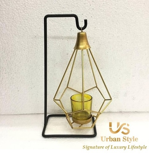 Metallic Candle Holder