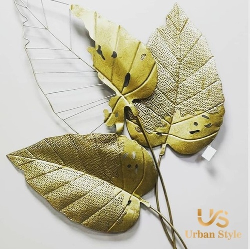 Leaves Metallic Wall Decor By URBAN STYLE