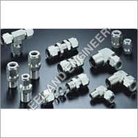 Tube Fittings - Stainless Steel, Welded Design With Galvanized Surface Treatment | Silver Finish, 1 Year Warranty, Hot Rolled Technique For Enhanced Durability