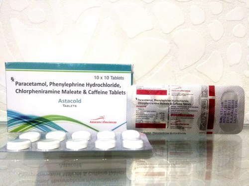 Acetaminophen+Pseudoefedrine Hcl + Chlorpheniramine Maleate Tablets