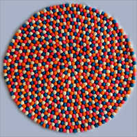 Felt Ball Floor Mat