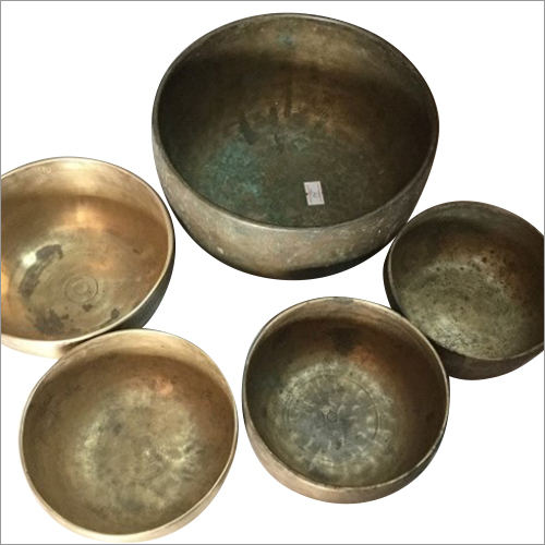 Bronze 7 Metals Handbeaten Singing Bowl