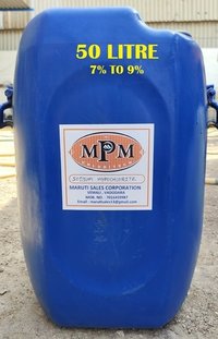(7% To 9%) 50 Litre Sodium Hypochlorite Solution