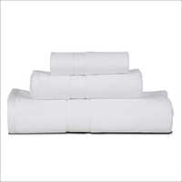 3 Pcs White Towel Set