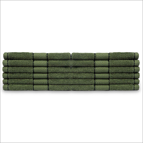 Green Dry Face Towel Set
