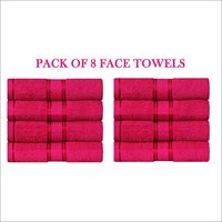 Face Towel Set Pack Of 8 Pcs
