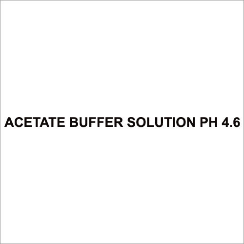 Acetate Buffer Solution PH 4.6