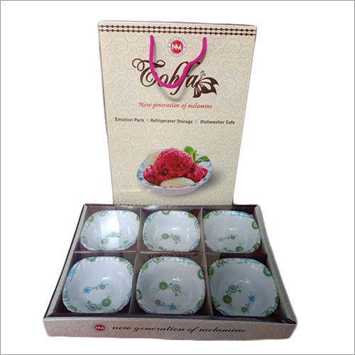 Pure White 9 Pcs Pudding Set