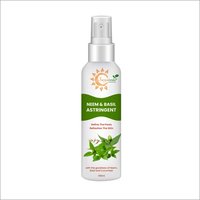 Neem And Basil Astringent - 100ml & 200ml | Refreshing Multi-purpose Facial Astringent, Suitable For All Skin Types, Nourishes And Tightens Pores