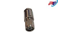 Tnc Female To Sma Male Adaptor - Brass, Standard Size, Silver Color | 50 Ohms Impedance, 3ghz Maximum Frequency