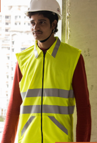 Executed Reflective Jacket Application: Safety Use