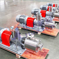 Inline three stage homogenizer and high shear mixer emulsifying pump