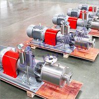 Inline three stage homogenizer and high shear mixer emulsifying pump