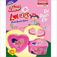 Lovers Pink Heart Chocolate