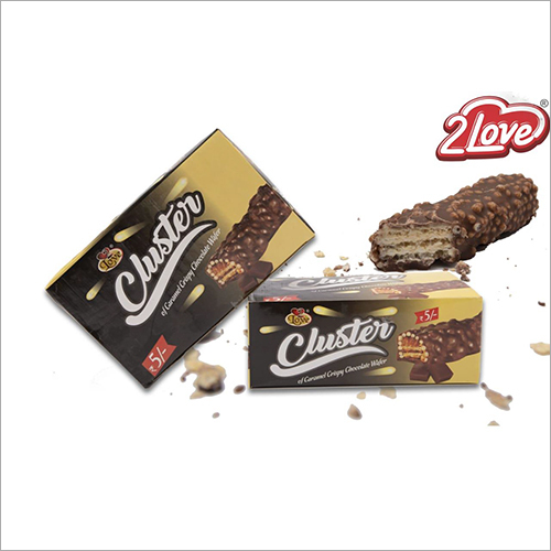 Cluster chocolate waffers