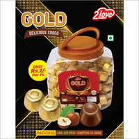 Gold Delious Choco Jar