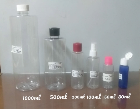 Rd Oil Bottles - Color: Transparent