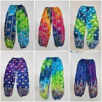 Cotton Harem Pants - Rayon Material, Multi-color Printed Design | Unisex Fashionable Comfort