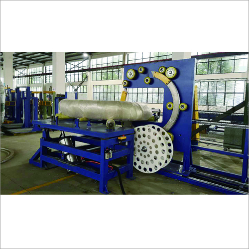 Horizontal Type Pipe Coil Wrapping Machine