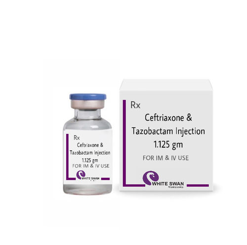 Ceftriaxone & Tazobactam Injection Ingredients: Cefoperazone + Tazobactum