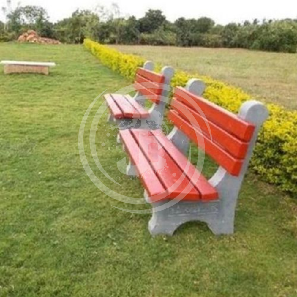 RCC Garden Bench - Durable Reinforced Concrete | Weather-Resistant, Ergonomic Design, Outdoor-Friendly