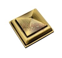 Brass Mirror Cap Royal Pyramid