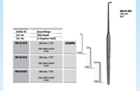 Nerve Hook Retractor - Steel Construction, Manual Operation | Portable, Sterilized, Waterproof, Laser Technology