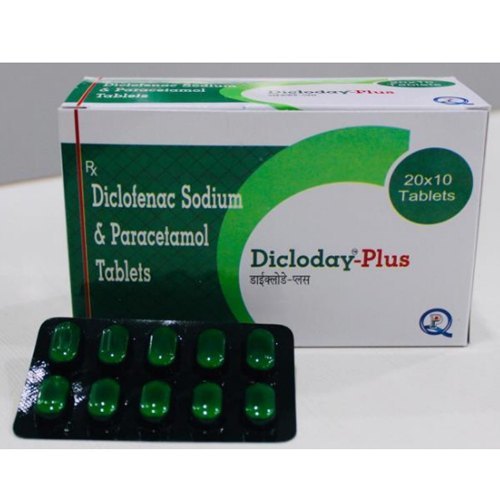 Paracetamol And Diclofenac Sodium Tablets Suitable For: Suitable For All