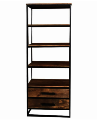Handmade Industrial Bookcase.