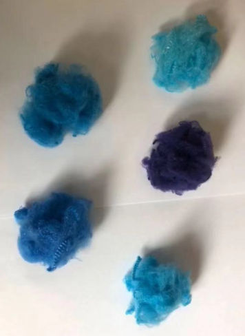 Colored Polyester Staple Fiber