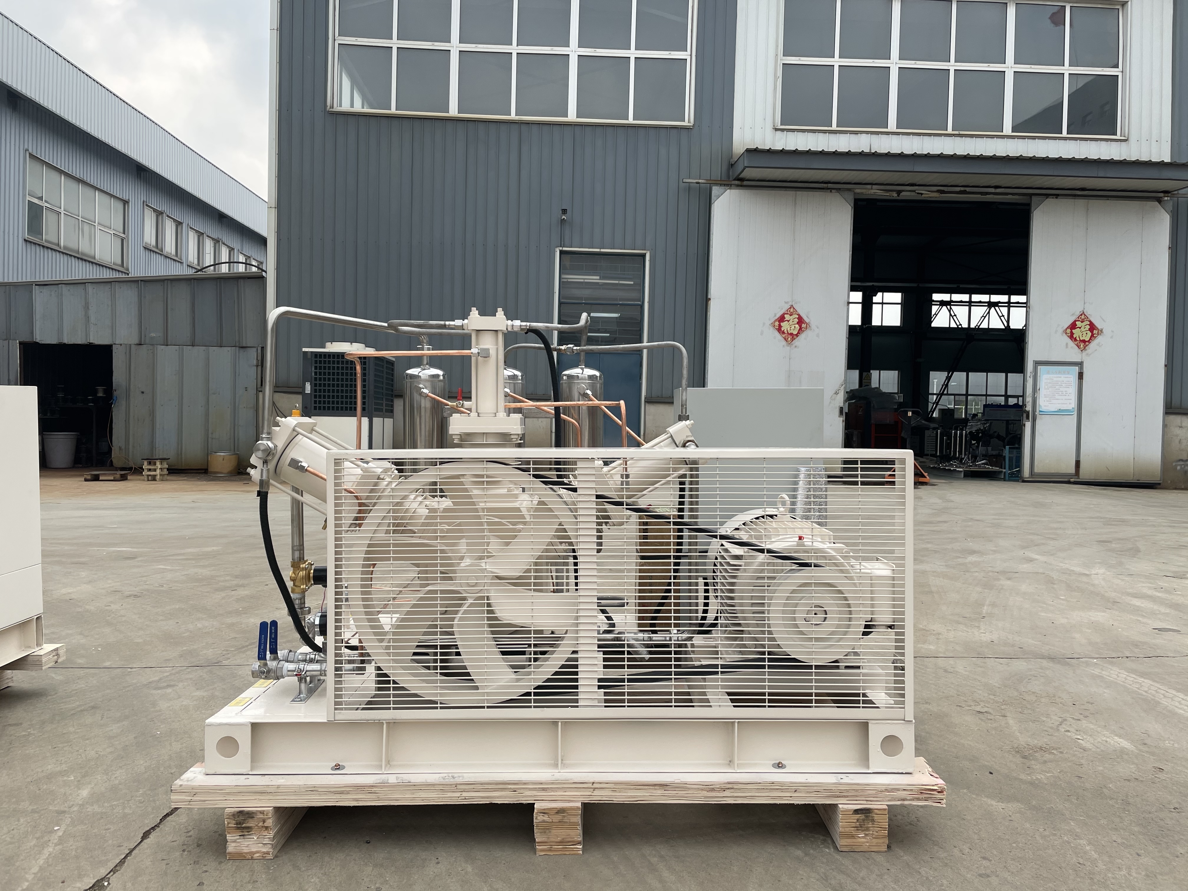 Oil Free 50nm3/H 200bar High Pressure Oxygen Gas Booster Compressor for Filling Cylinder