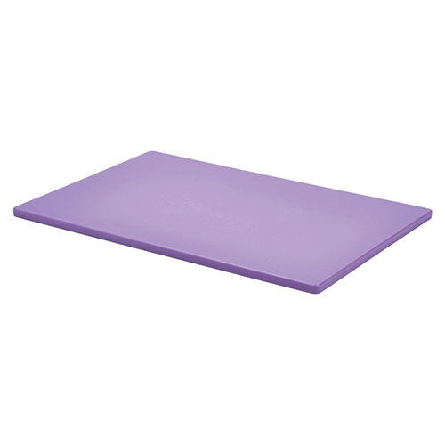 Chopping Board Hdpe 18 X 12 X 1 Purple Grey Color