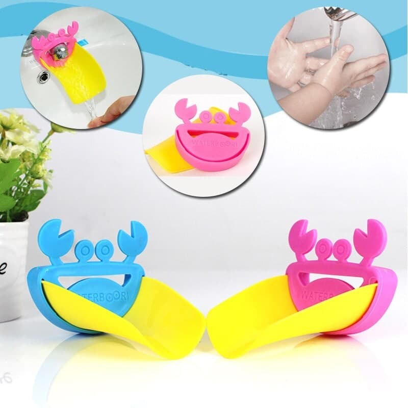 Water Faucet Extender Kids Shower Animal
