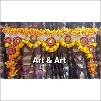 Artificial Flower Wall Hanging Bandhanwar