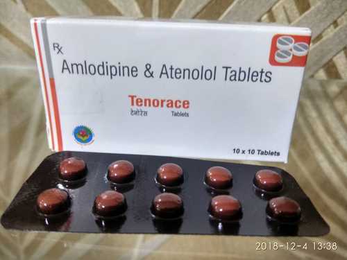 Amlodipine + Atenolol Tablet As Directed By Physician.