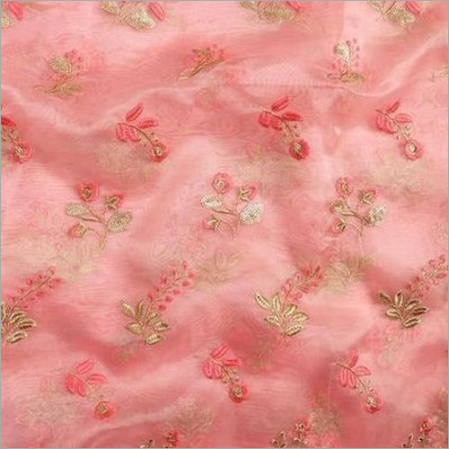 Embroidered Tissue Printed Fabrics