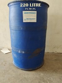 (1% To 3% )  220 Litre Sodium Hypochlorite Solution