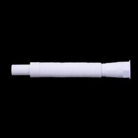 Super Deluxe Flexible Waste Pipe - Color: White