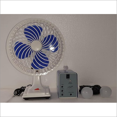 Solar Home Light Kit With Fan