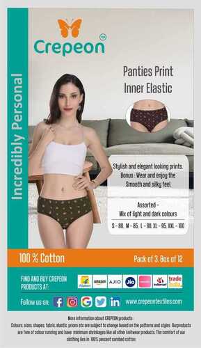 CREPEON Panties Print IE - Inner  Elastic