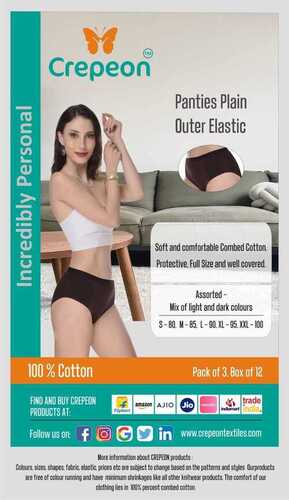 CREPEON Panties Plain OE - Outer Elastic